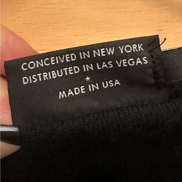 KEEPING NY EVERYWHERE KNYEW Shirt Mens Large Black Textured Designer Tee - Picture 7 of 8